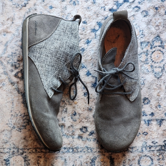 Shoes - Gray Suede Women's Shoes